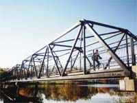 Cit� des Rivi�res - Passerelle du pont noir, Sherbrooke,QC